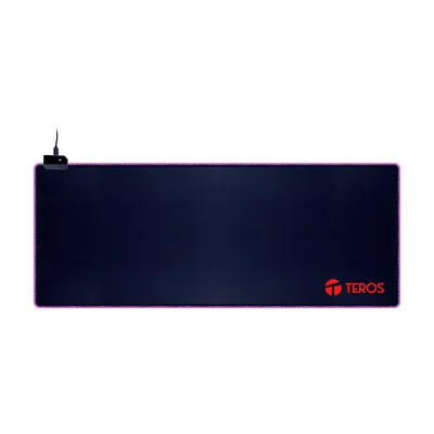 Foto 3 de Mousepad gamer TEROS TE-3020G, diseño impreso e iluminación RGB
