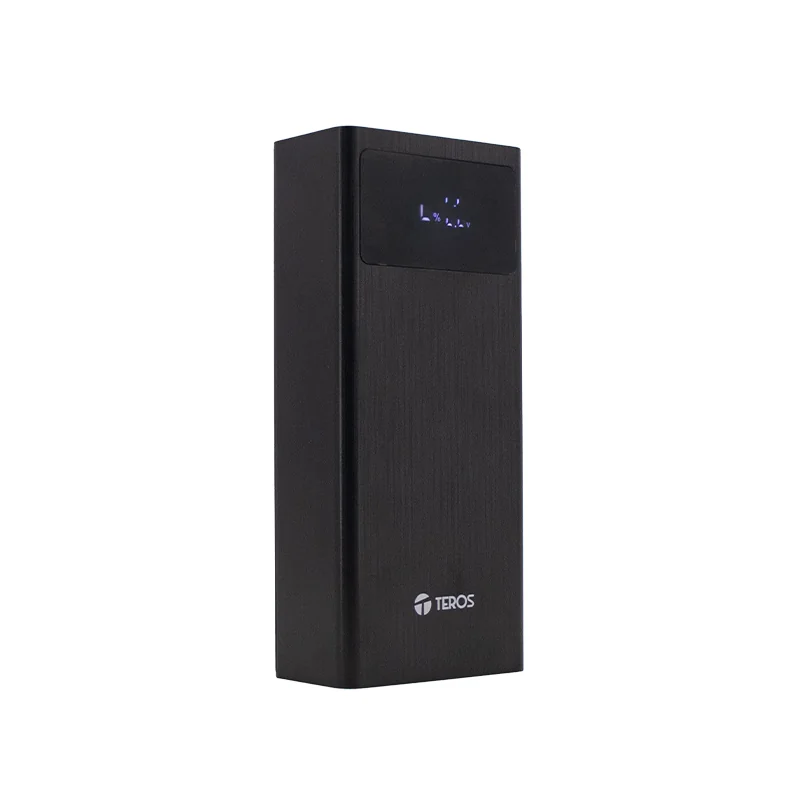 Powerbank TEROS TE-7059N, 30000MAh, USB-A, USB-C, negro