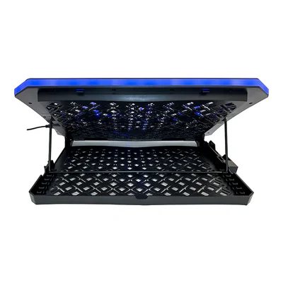 Foto 4 de Cooler TEROS TE-7130N, compatible con notebooks de hasta 15.6", 3 fan de 11 cm