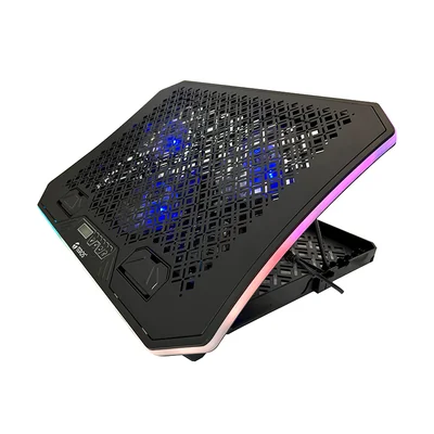 Foto 5 de Cooler TEROS TE-7130N, compatible con notebooks de hasta 15.6", 3 fan de 11 cm
