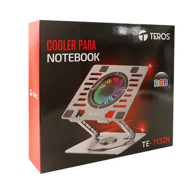 Foto 6 de Cooler TEROS TE-7132N, compatible con notebooks de hasta 15.6", 1 fan de 11 cm