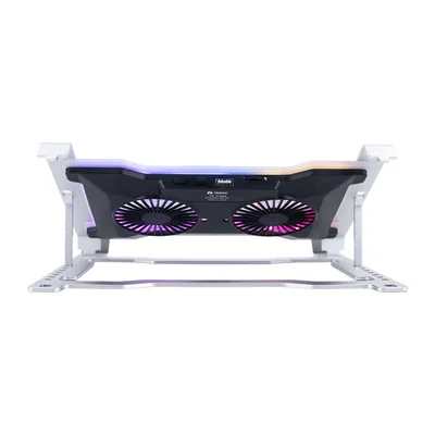 Foto 3 de Cooler para notebook TEROS TE-7135N, soporta tablets y notebooks de 9" hasta 16", plateado