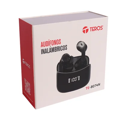 Foto 6 de Audífonos TWS TEROS TE-8074N, BT 5.3, USB, Pantalla digital