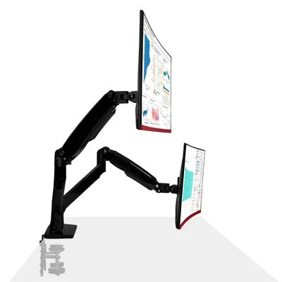 Foto 4 de Soporte de escritorio para monitor TEROS TE-7114, 22" a 32", hasta 16KG por brazo