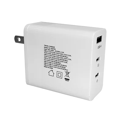 Foto 4 de Cargador USB-A USB-C TEROS TE-70207W, GaN, PD 65W, blanco