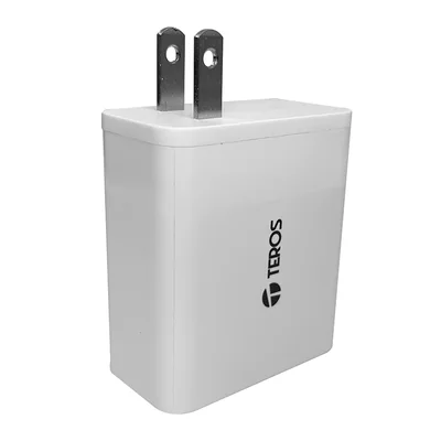 Foto 5 de Cargador USB-A USB-C TEROS TE-70207W, GaN, PD 65W, blanco