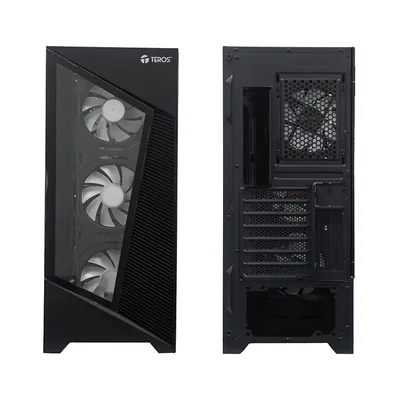 Foto 11 de Case sin fuente gamer TEROS TE-1330G, Mid Tower, E-ATX/ATX/MICRO-ATX/IT, USB-A, Audio