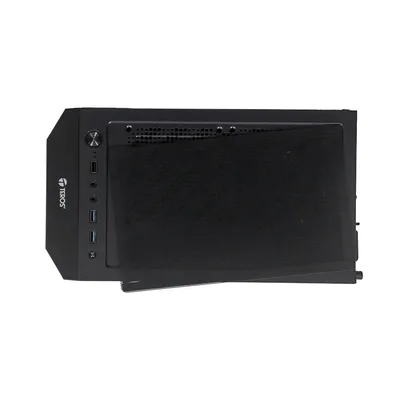 Foto 4 de Case sin fuente gamer TEROS TE-1332G, Mid Tower, ITX/MICRO-ATX/ATX, USB-A, Audio