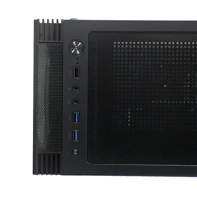Foto 2 de Case sin fuente gamer TEROS TE-1333G, Mid Tower, ATX/MICRO-ATX/ITX, USB-A, Audio