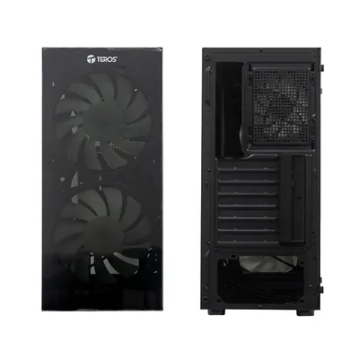 Foto 6 de Case sin fuente gamer TEROS TE-1333G, Mid Tower, ATX/MICRO-ATX/ITX, USB-A, Audio