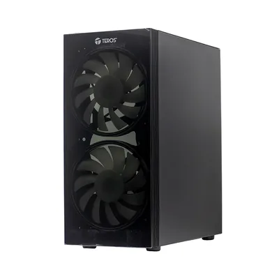 Foto 7 de Case sin fuente gamer TEROS TE-1333G, Mid Tower, ATX/MICRO-ATX/ITX, USB-A, Audio