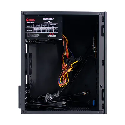 Foto 3 de Case con fuente TEROS TE-1034S, Mini Tower, MICRO-ATX / MINI-ITX, USB, Audio, 250W