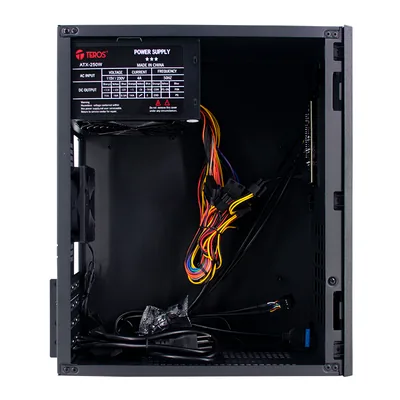 Foto 4 de Case con fuente TEROS TE-1035S, Mini Tower, MICRO-ATX / MINI-ITX, USB, Audio, 250W