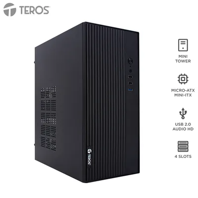 Foto 8 de Case con fuente TEROS TE-1035S, Mini Tower, MICRO-ATX / MINI-ITX, USB, Audio, 250W