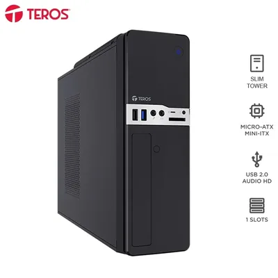 Foto 10 de Case con fuente TEROS TE-1032S, Slim, MICRO-ATX / MINI-ITX, USB, Audio, 250W