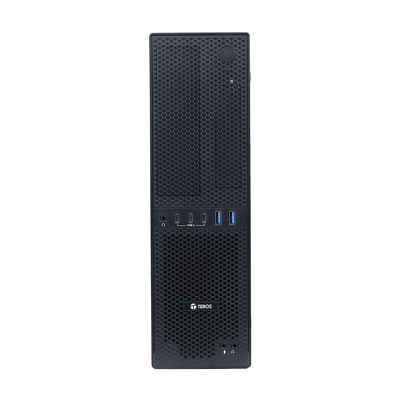 Case con fuente TEROS TE-1040CS, SFF, MICRO-ATX / MINI-ITX, USB, Audio, 350W