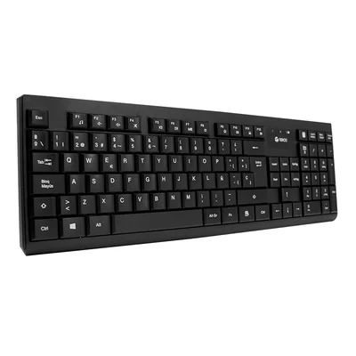 Foto 2 de Combo Kit inalámbrico teclado y mouse TEROS TE-4071S, 2.4GHz, Receptor USB