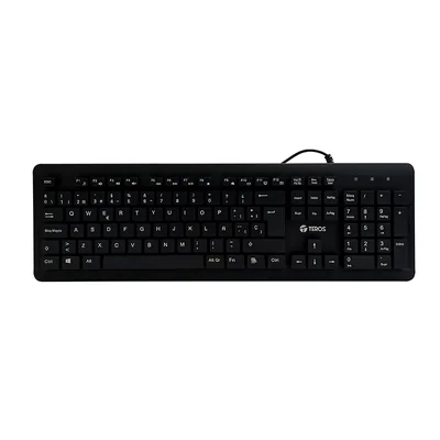 Foto 2 de Teclado alámbrico TEROS TE-4065N, USB 2.0, IPX7