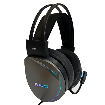 Foto 5 de Auriculares gaming TEROS TE-8170N, USB, Luces RGB