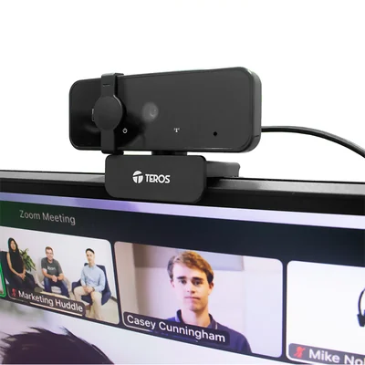 Foto 2 de Webcam TEROS TE-9072, 2K, micrófono incorporado, USB 2.0