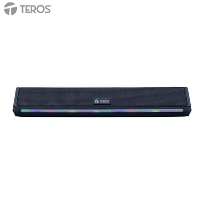 Foto 11 de Barra de sonido portátil TEROS Vibe TE-VIB6054BLK, BT 6.0, 20W, USB, Luces RGB