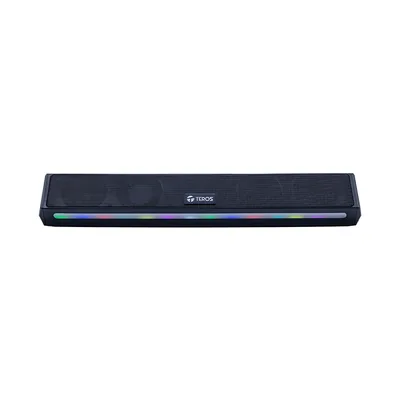 Foto 7 de Barra de sonido portátil TEROS Vibe TE-VIB6054BLK, BT 6.0, 20W, USB, Luces RGB