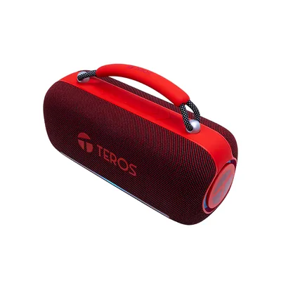 Foto 7 de Parlante Inalámbrico Teros Vibe VB-6049R, 60W, BT 5.3, 4000 MAH, USB, Luces LED, Rojo