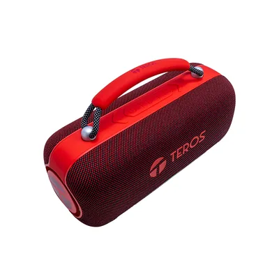 Foto 8 de Parlante Inalámbrico Teros Vibe VB-6049R, 60W, BT 5.3, 4000 MAH, USB, Luces LED, Rojo