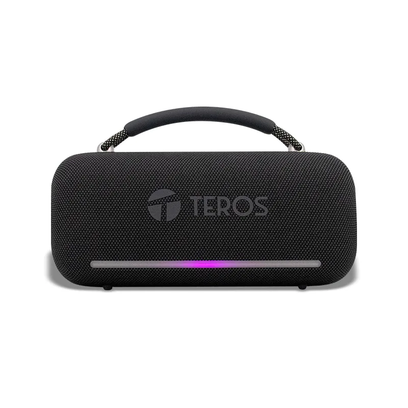 Parlante inalámbrico TEROS VIBE VB-6049BLK, BT 5.3, 60W, 4000mAh, USB, Luces RGB