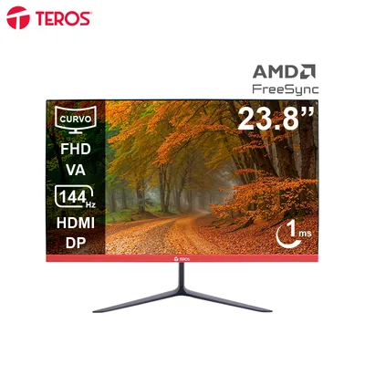 Foto 9 de Monitor curvo TEROS TE-2403S, 23.8" FHD VA, 144HZ, 1MS, HDMI, DP, Audio out