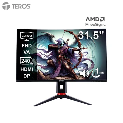 Foto 11 de Monitor curvo gaming TEROS TE-3219G, 31.5" FHD VA, 240Hz, 1ms, HDMI, DP, Audio out