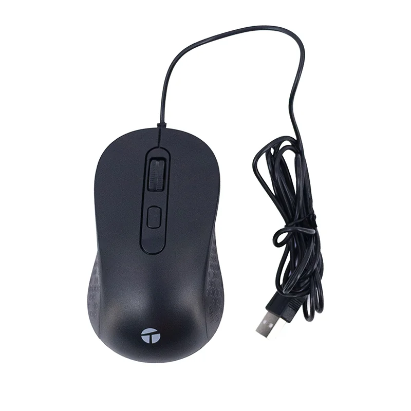 Mouse alámbrico TEROS TE-1229S, 2000 DPI, USB