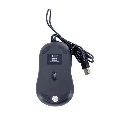 Foto 2 de Mouse alámbrico TEROS TE-1229S, 2000 DPI, USB