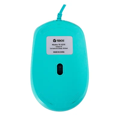 Foto 4 de Mouse alámbrico TEROS TE-1227S, 1600 DPI, USB