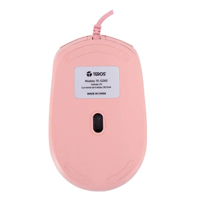 Foto 4 de Mouse alámbrico TEROS TE-1226S, 1600 DPI, USB
