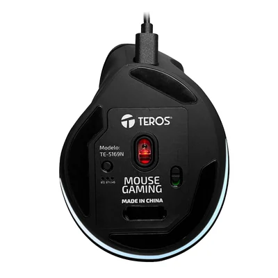 Foto 4 de Mouse inalámbrico TEROS TE-5169N, 2.4GHz, 2400 DPI, BT1, BT2, USB