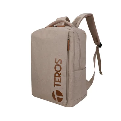 Foto 7 de Backpack TEROS City III TE-9046BG, para Notebooks de hasta 15.6", Beige
