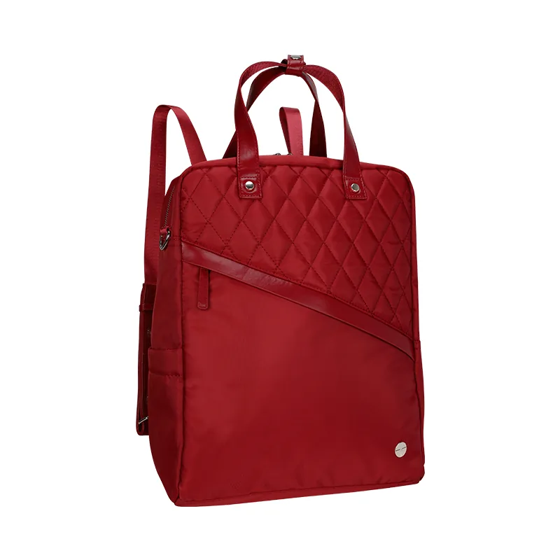 Backpack TEROS Roseann II TE-9049RD, para Notebooks de hasta 14.1", Rojo