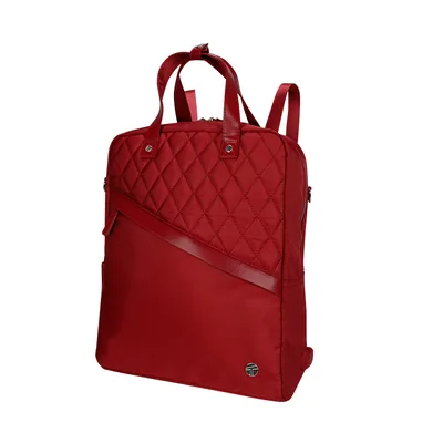 Foto 5 de Backpack TEROS Roseann II TE-9049RD, para Notebooks de hasta 14.1", Rojo