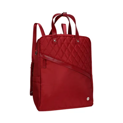 Foto 7 de Backpack TEROS Roseann II TE-9049RD, para Notebooks de hasta 14.1", Rojo
