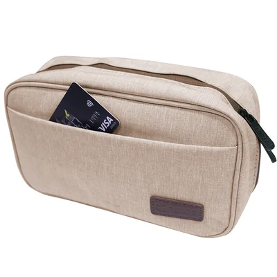 Foto 3 de Cartuchera / Estuche / Organizador / Portacables TEROS TE-ACS9015BG, Beige