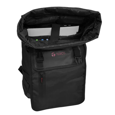 Foto 3 de Backpack TEROS Gamer Vision TE-ACS9018BK, para Notebooks de hasta 15.6", Negro