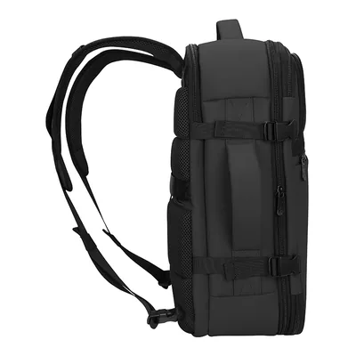 Foto 2 de Travel Backpack TEROS TE-9037BK, para Notebooks de hasta 15.6", Negro