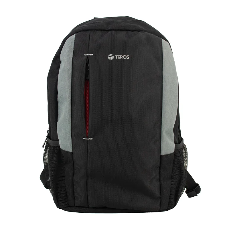 Backpack TEROS TE-9040NS, para Notebooks de hasta 15.6", Negro/Gris
