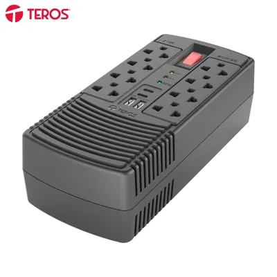 Estabilizador de voltaje TEROS TE-7182N, AVR, 1200VA, 600W, 184-276VAC